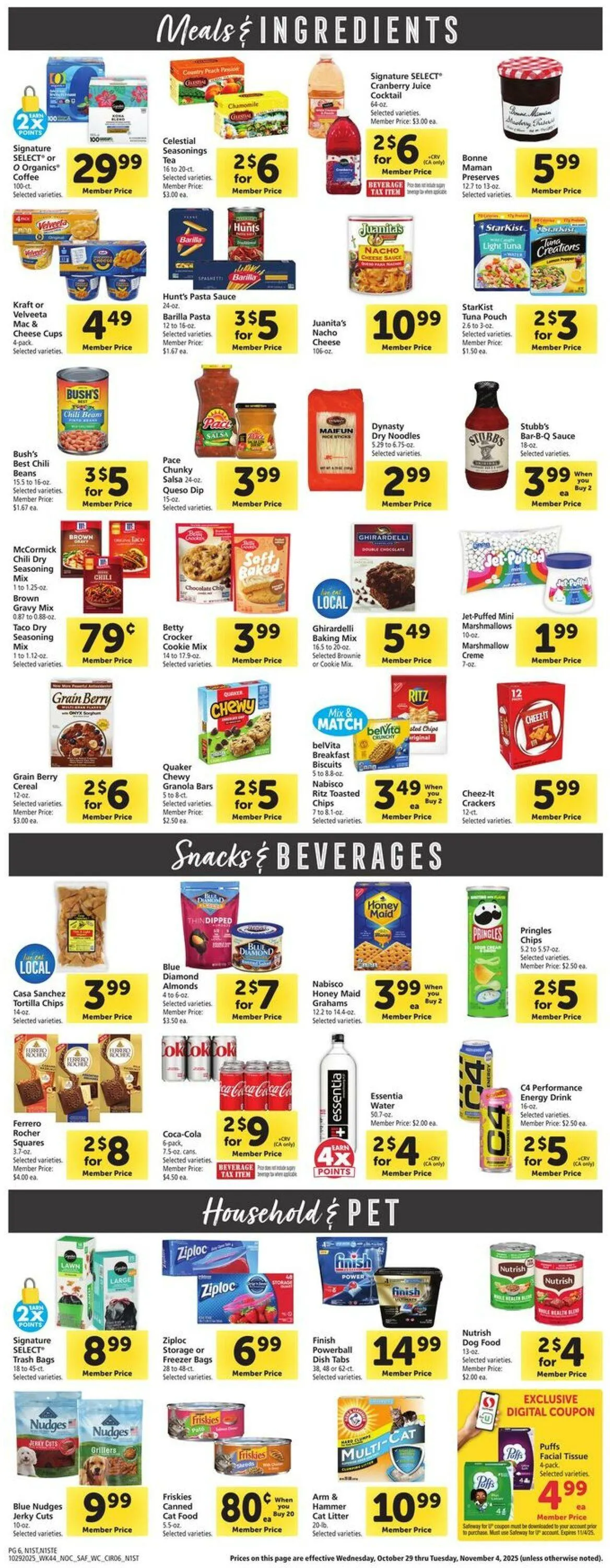 Weekly ad Safeway Current weekly ad from October 29 to November 4 2025 - Page 6