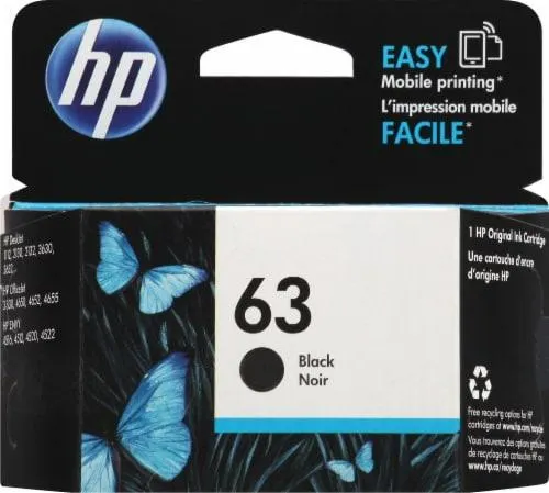 HP 63 Ink Cartridge - Black