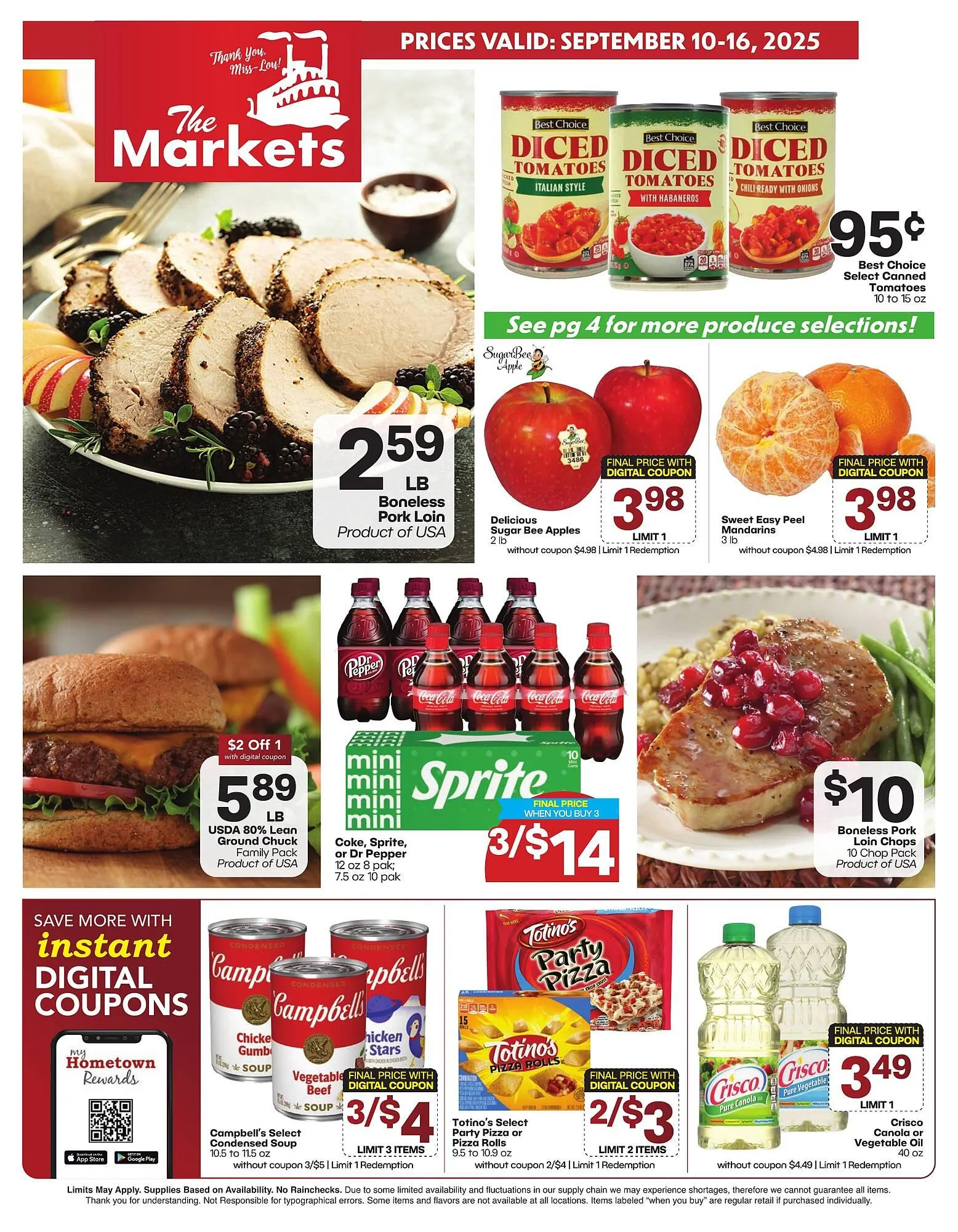 Weekly ad The Markets weekly ad from September 10 to September 16 2025 - Page 1