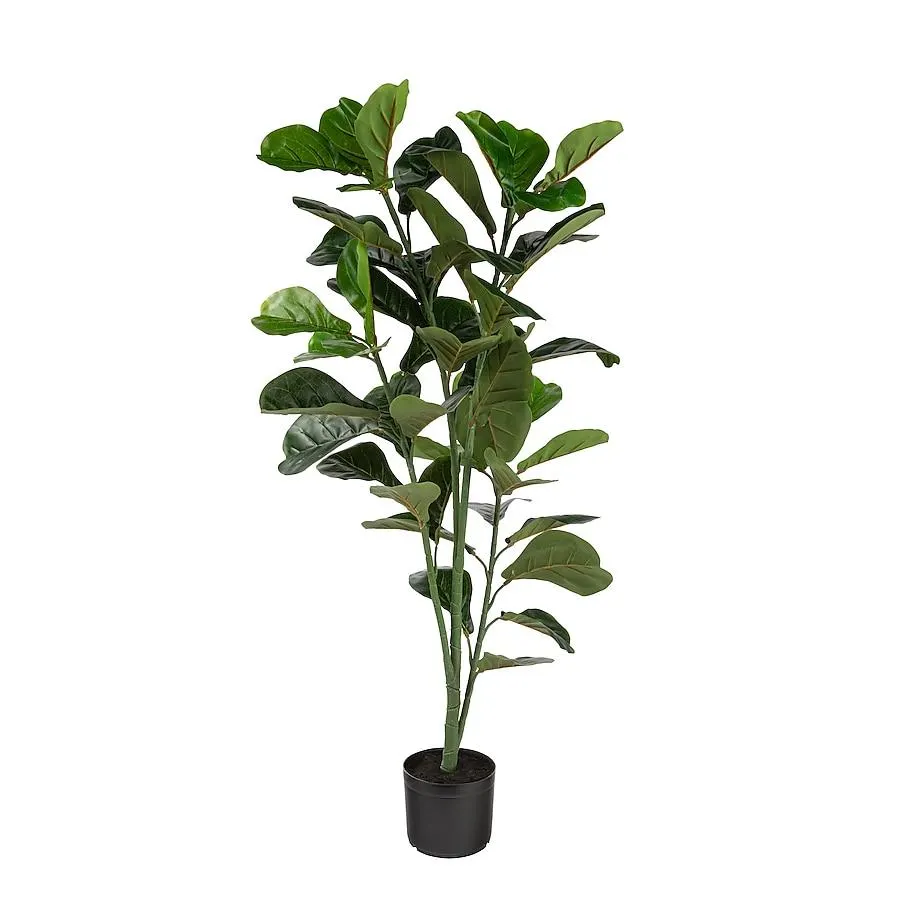 naturae decor 47-Inches Green Indoor/Outdoor Floor Fiddle Leaf Artificial tree