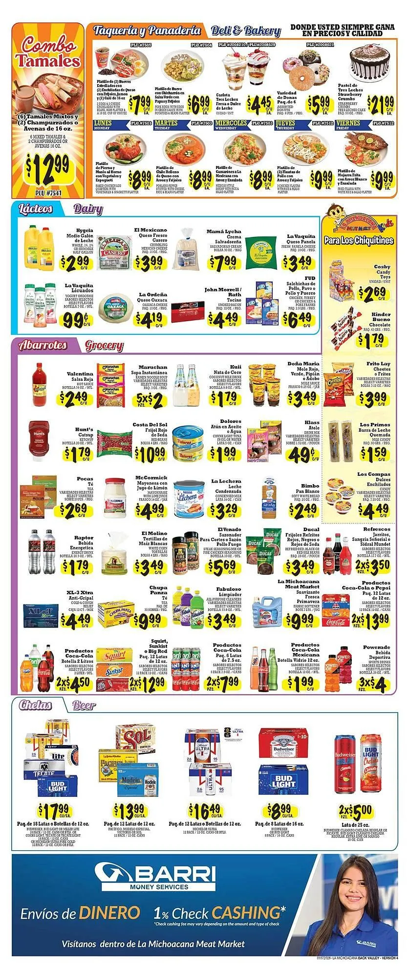 Weekly ad La Michoacana weekly ad from January 7 to January 20 2026 - Page 2