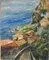 Pino Romanò, The Sea in Scilla, Oil Painting, 1999