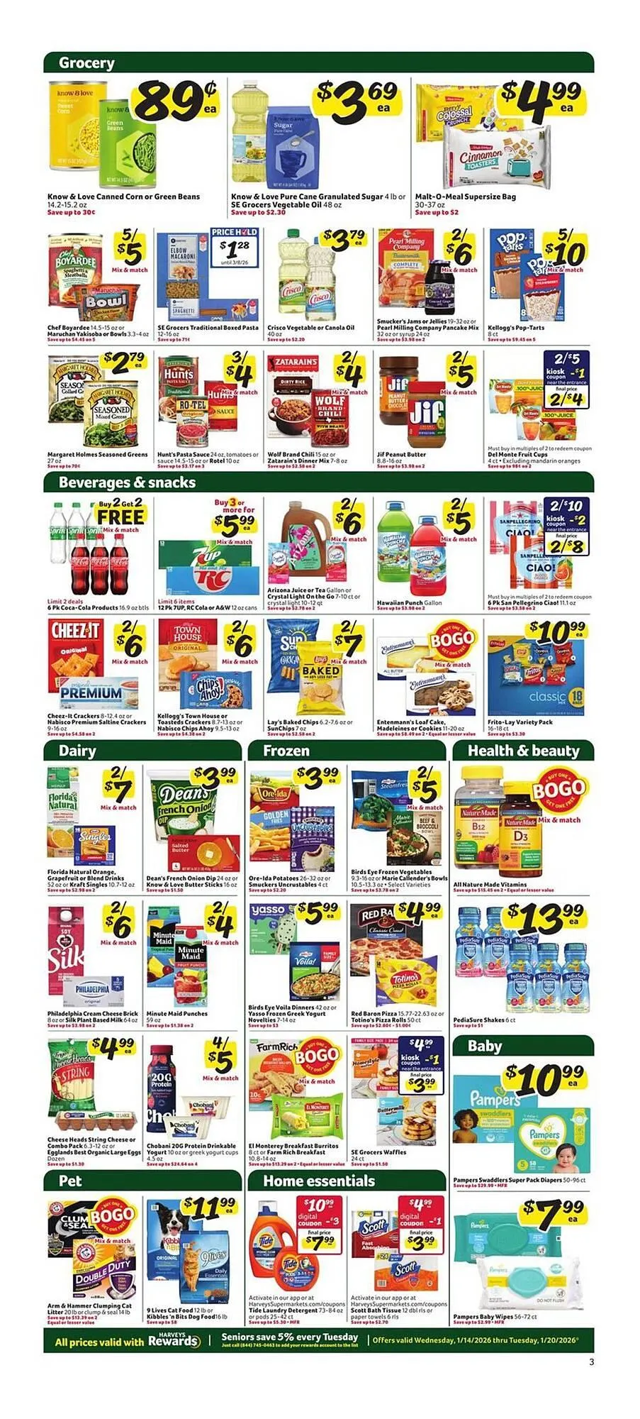 Weekly ad Harveys Supermarkets weekly ad from January 14 to January 20 2026 - Page 5