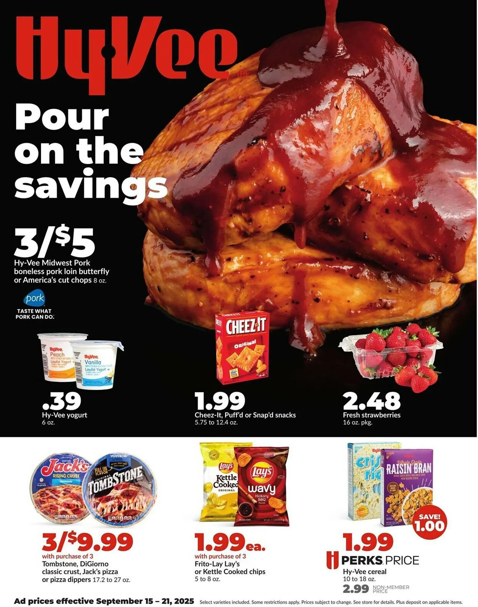Weekly ad Hy-Vee weekly ad from September 15 to September 21 2025 - Page 1