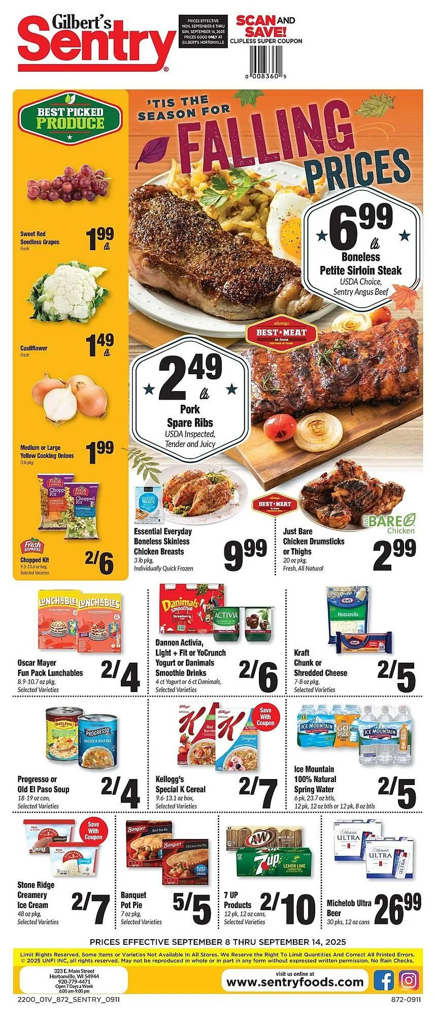 Weekly ad Sentry weekly ad from September 8 to September 14 2025 - Page 1