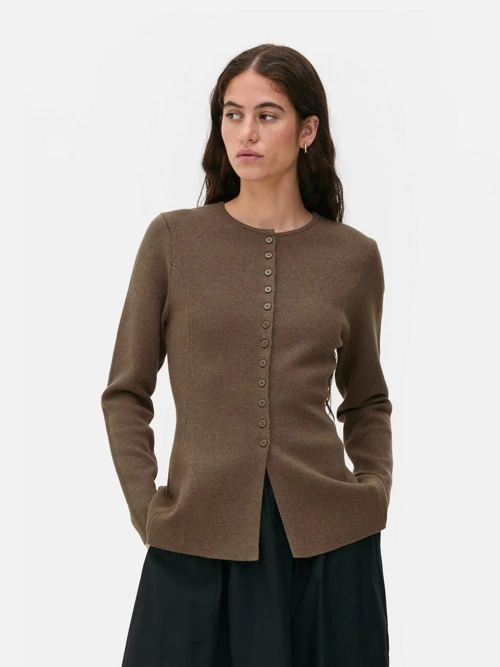 Cardigan con volant The Edit