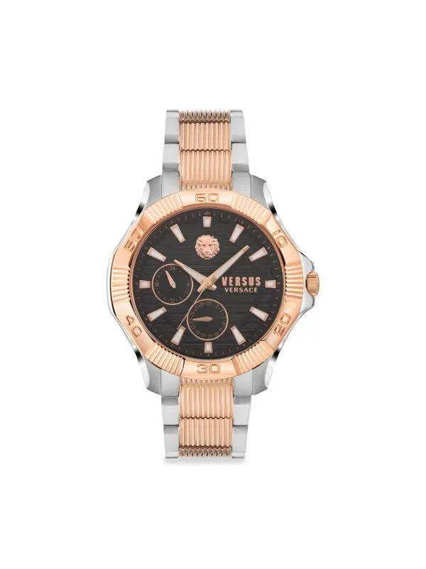 46MM DTLA Two-Tone Stainless Steel Bracelet Chrono Watch