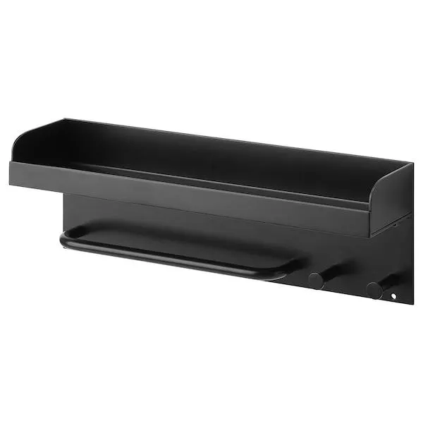 Shower shelf, black