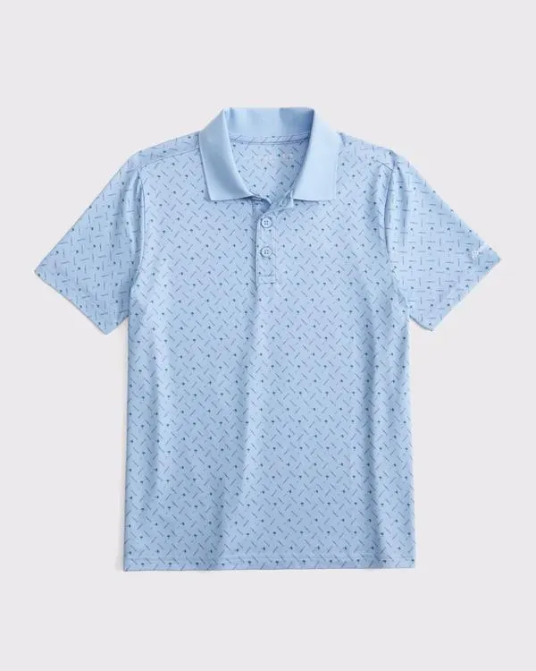 abercrombie golf club active airknit polo
