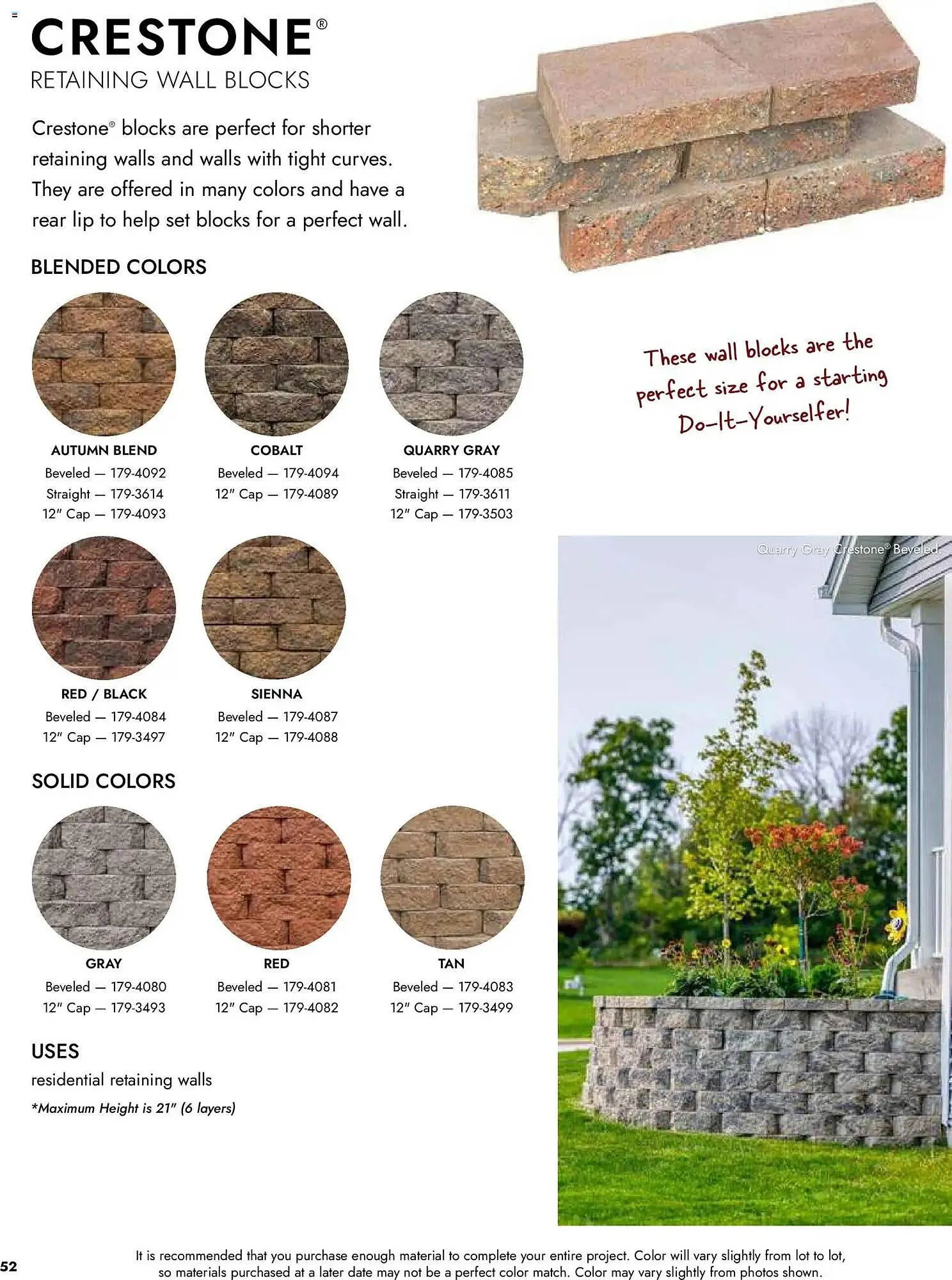 Weekly promotion Menards weekly ad spanning from April 2 to January 1 2027 - Page 52 for Catalogue 365