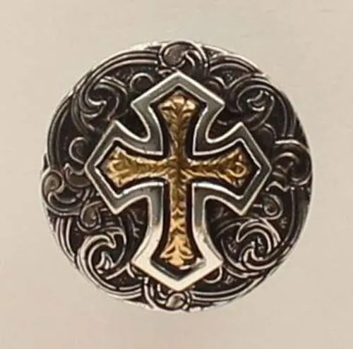 M&F Round Cross Scarf Slide