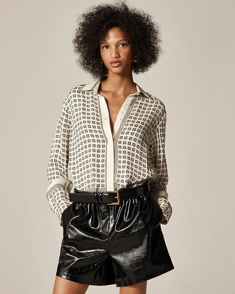 Jules classic-fit shirt in foulard print