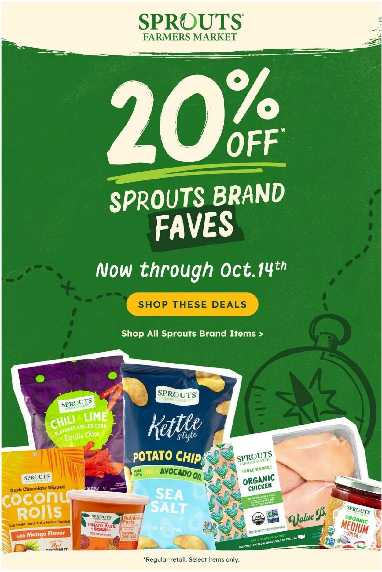 Weekly ad Sprouts Current weekly ad from October 8 to October 14 2025 - Page 1