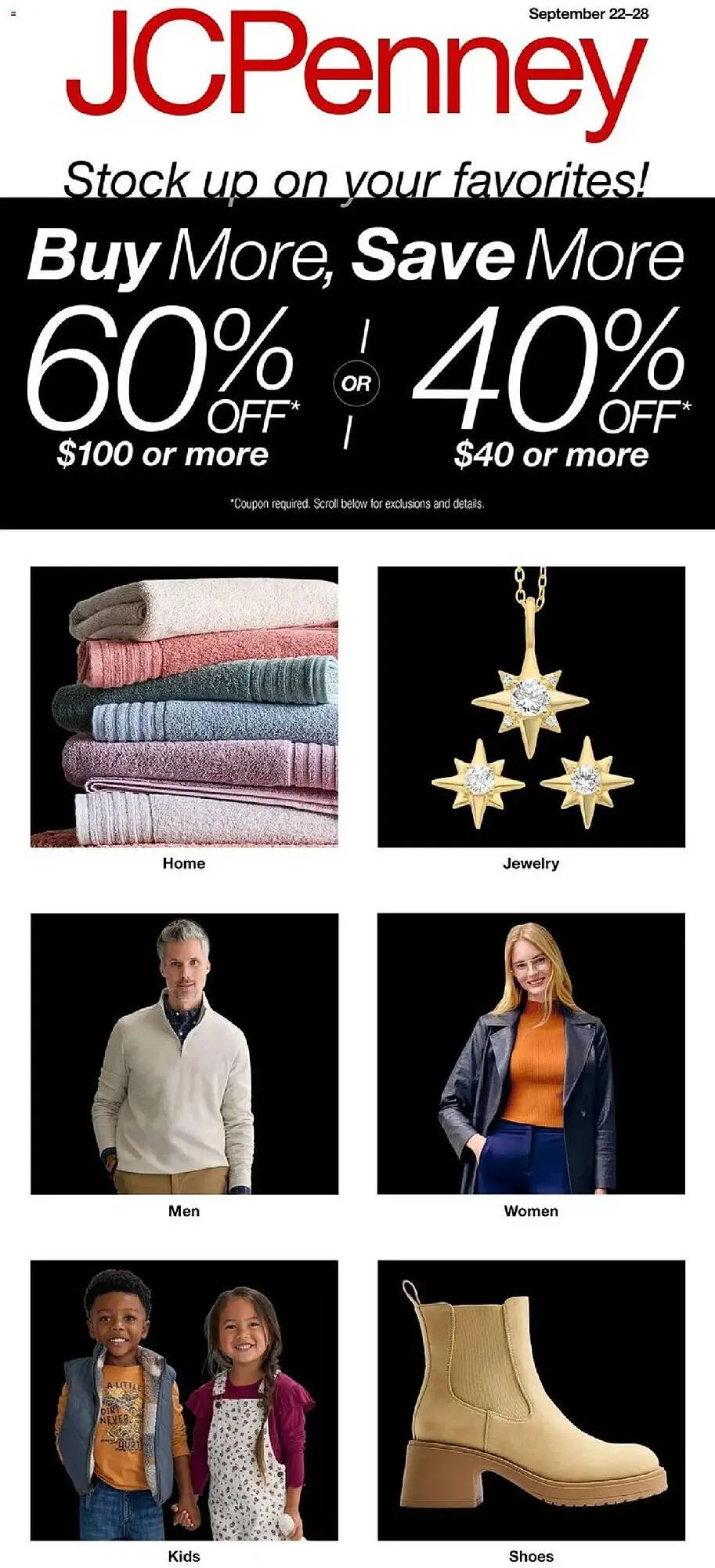 Weekly ad JC Penney weekly ad from September 22 to September 28 2025 - Page 1