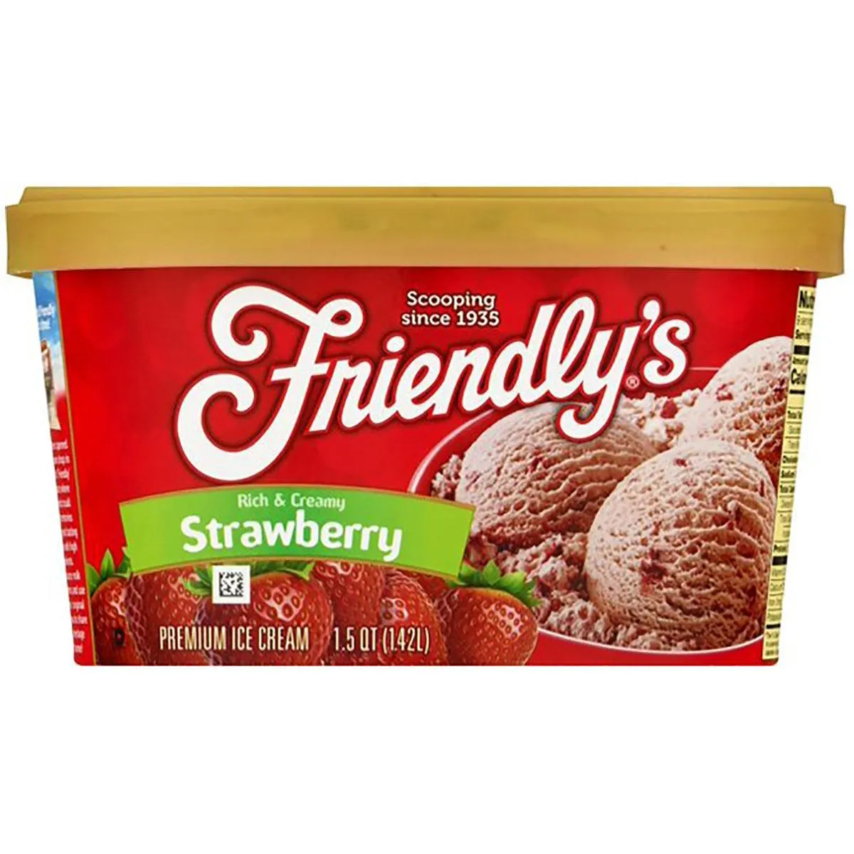 Friendlys Strawberry Ice Cream
