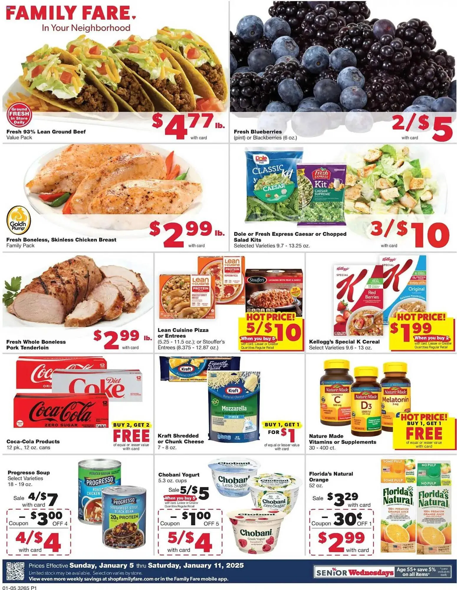Weekly ad Family Fare Weekly Ad from January 5 to January 11 2025 - Page 1