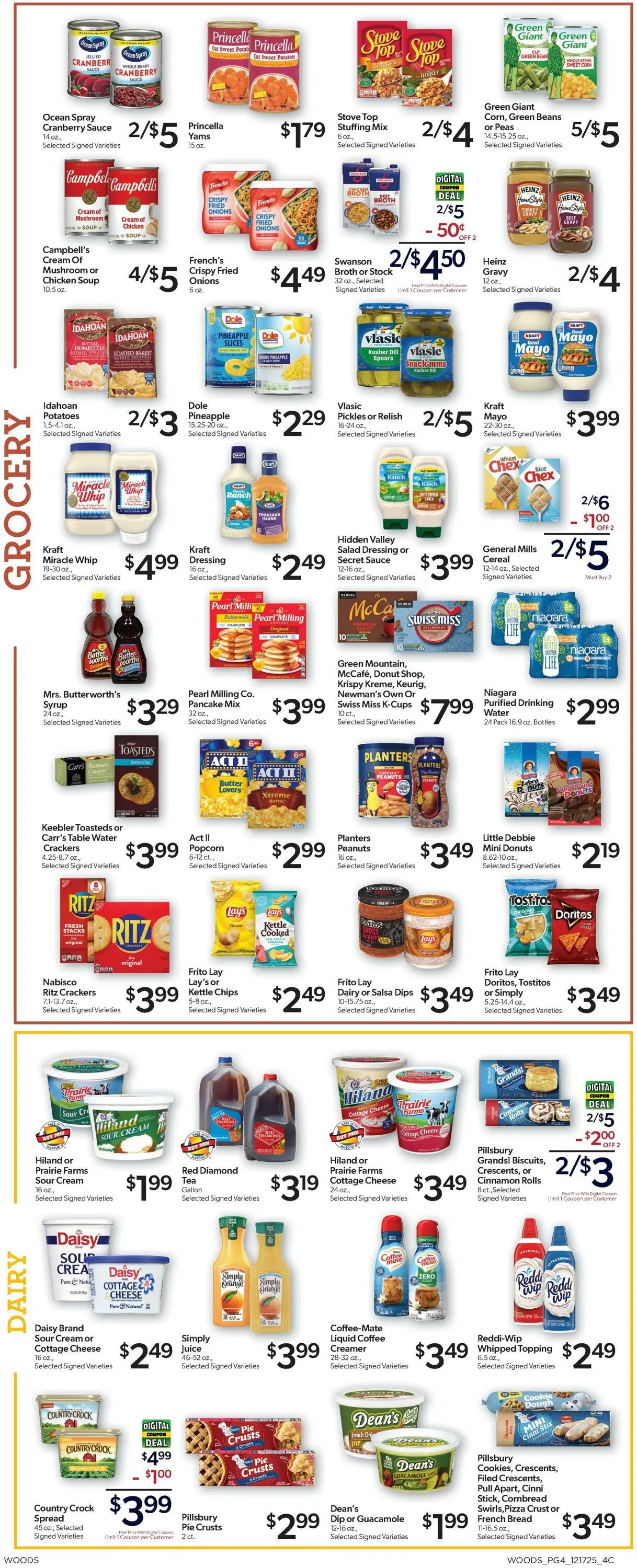 Weekly ad Woods Supermarket from December 17 to December 31 2025 - Page 4