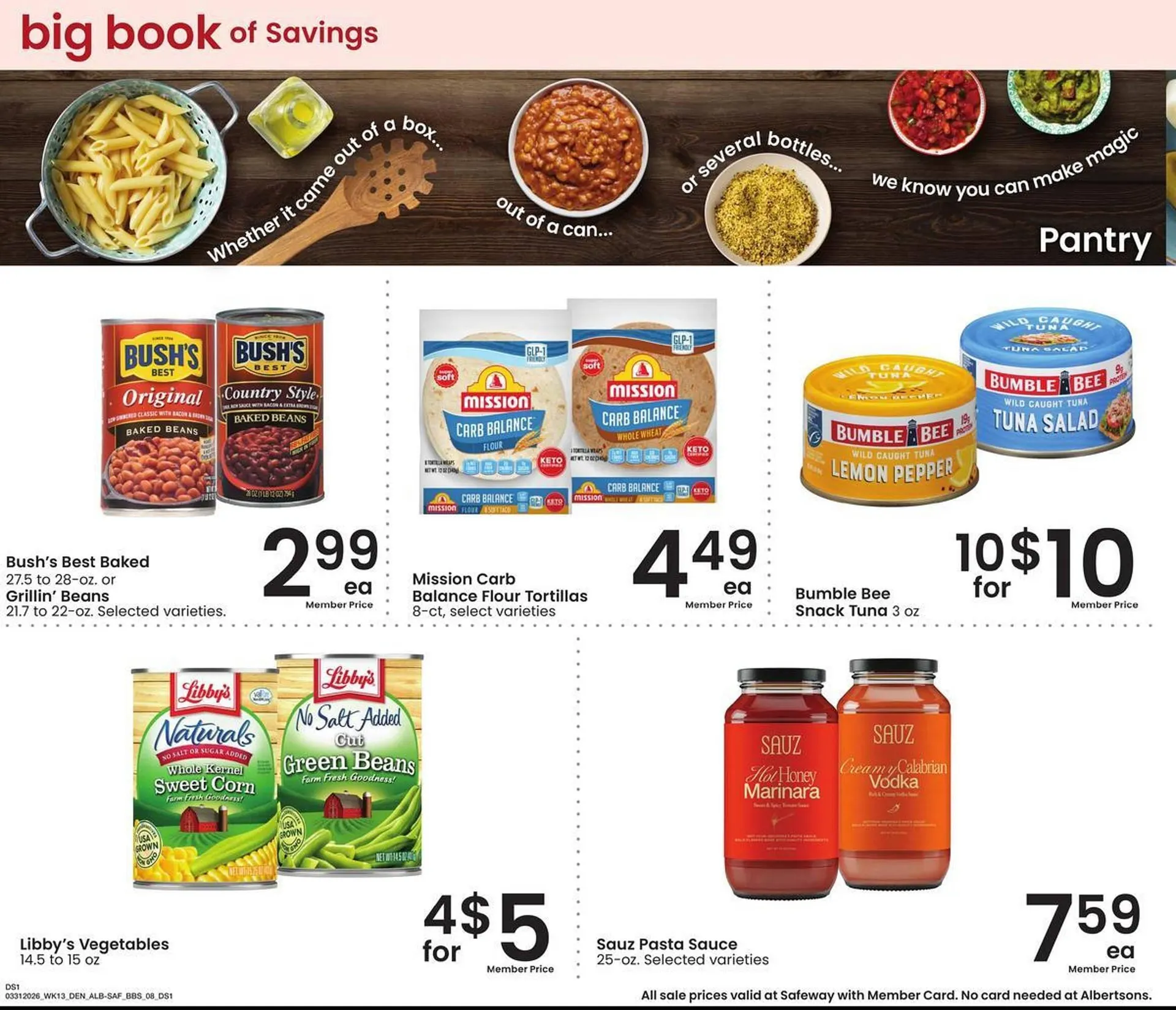 Weekly promotion Safeway weekly ad spanning from March 31 to April 27 2026 - Page 7 for Catalogue 365