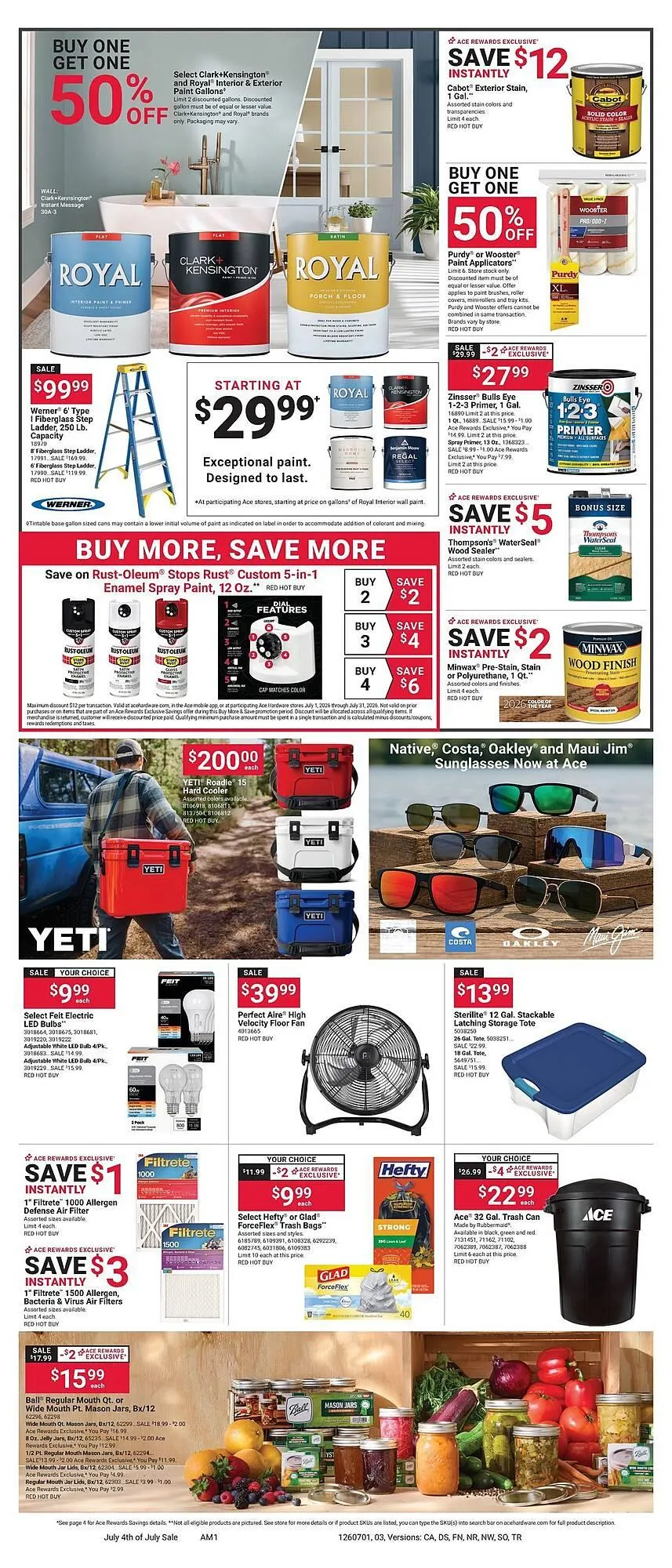 Weekly ad Ace Hardware flyer from July 1 to August 1 2026 - Page 3