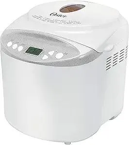Oster Expressbake Bread Maker with Gluten-Free Setting, 2 Pound, White (CKSTBR9050-NP)
