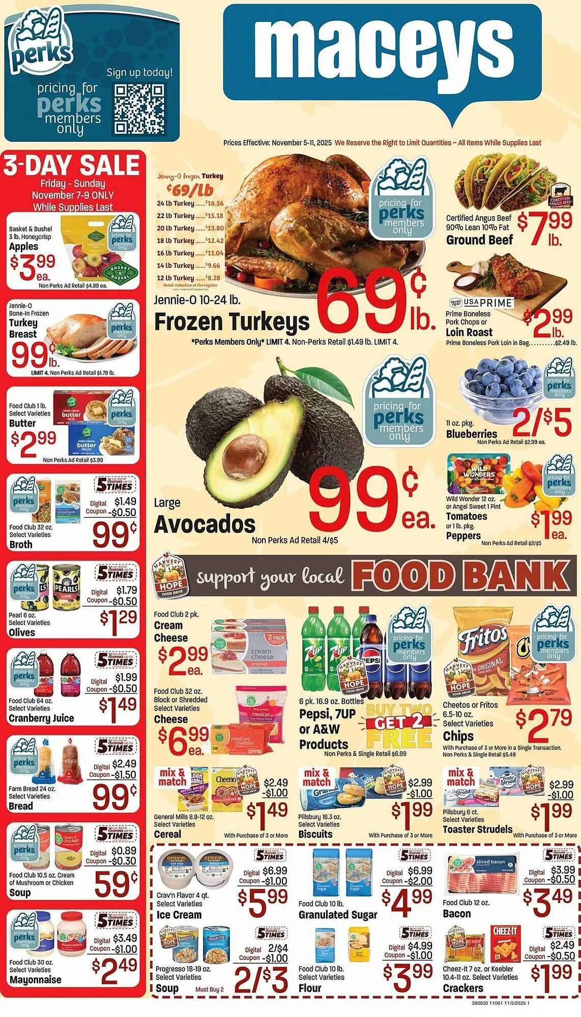 Weekly ad Maceys weekly ad from November 5 to November 11 2025 - Page 1