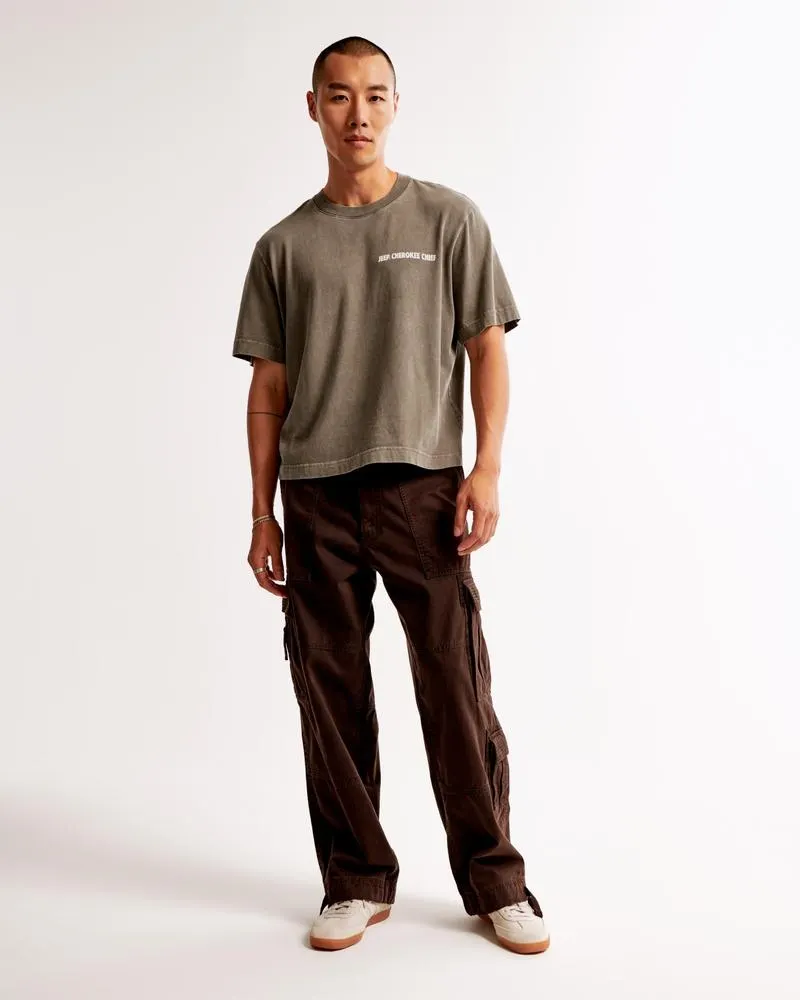 Cropped Jeep Graphic Tee