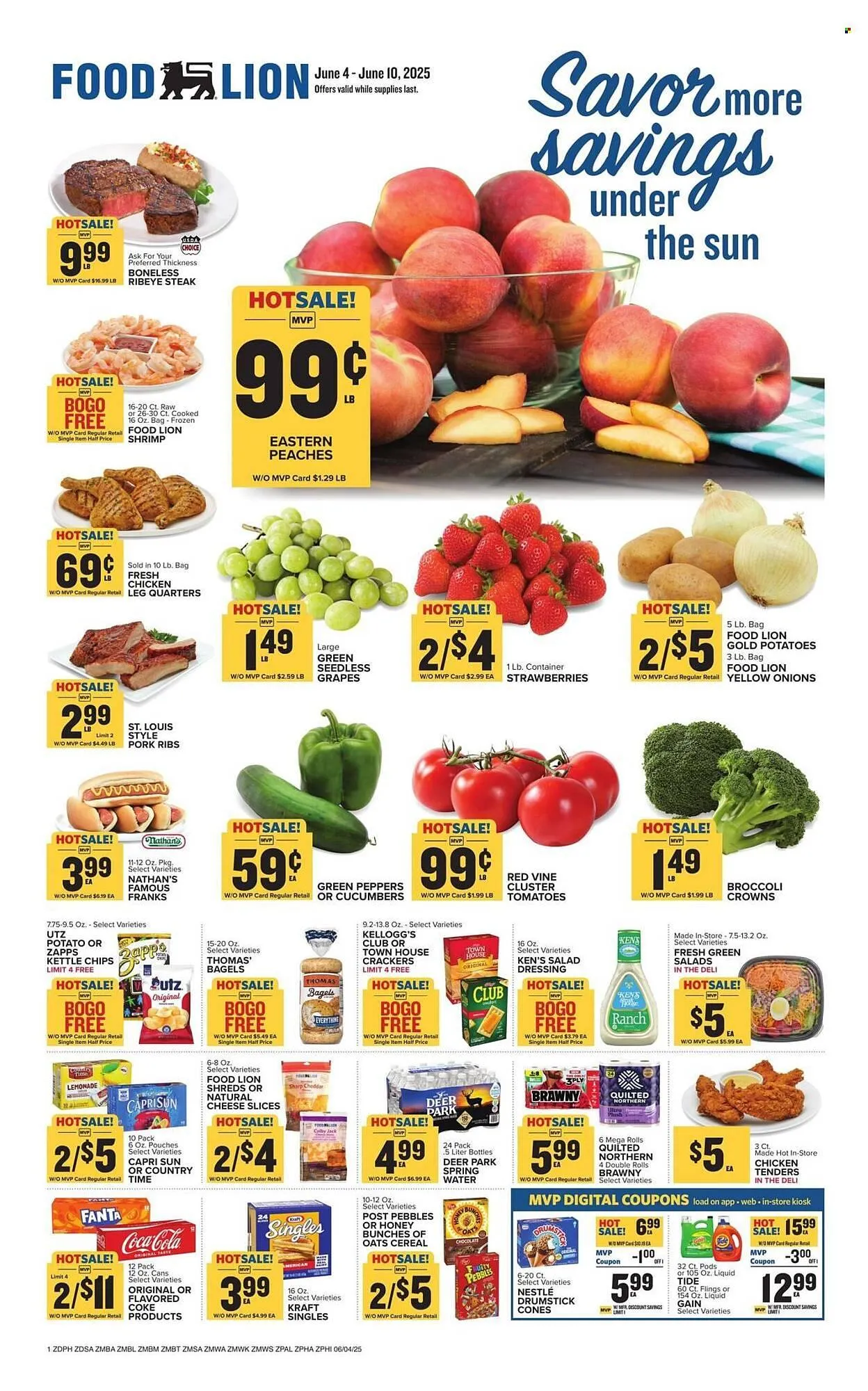 Weekly ad Food Lion Weekly Ad from June 4 to June 10 2025 - Page 1