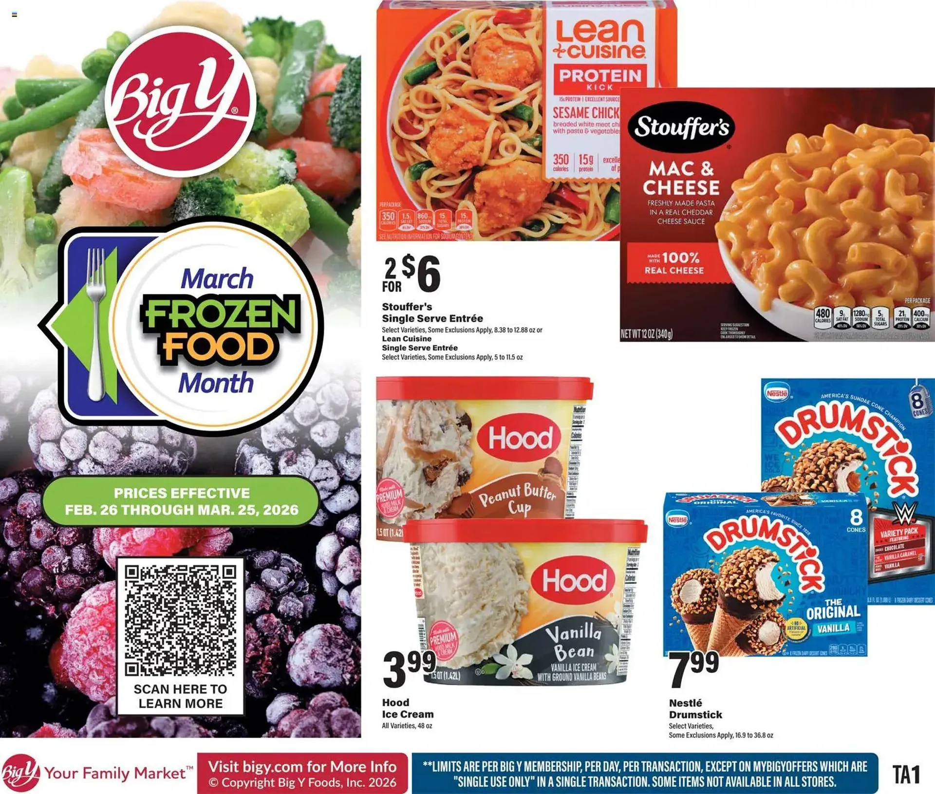 Weekly ad Big Y flyer from February 26 to March 26 2026 - Page 1