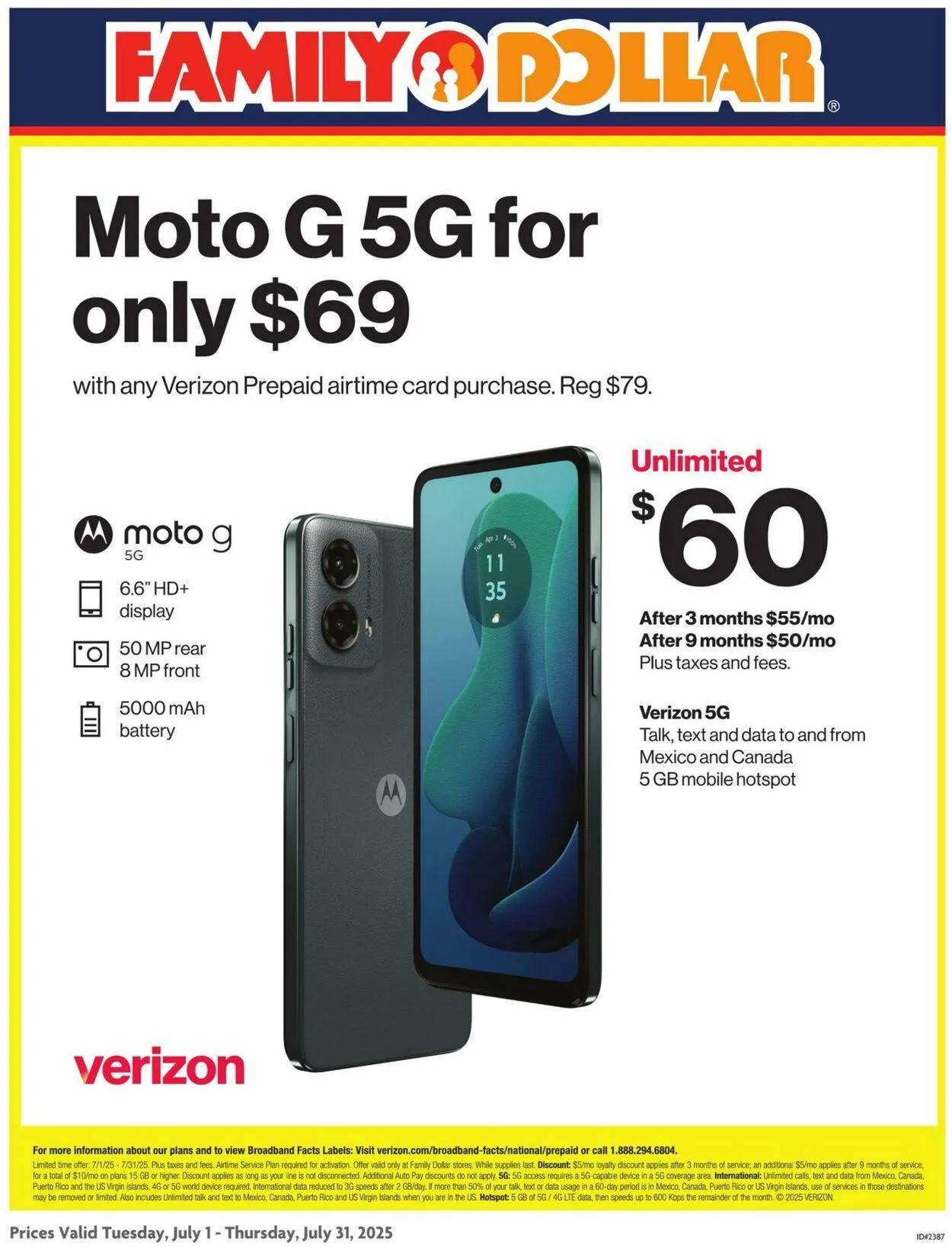 Catálogo de Family Dollar Current weekly ad 1 de julio al 31 de julio 2025 - Página 1