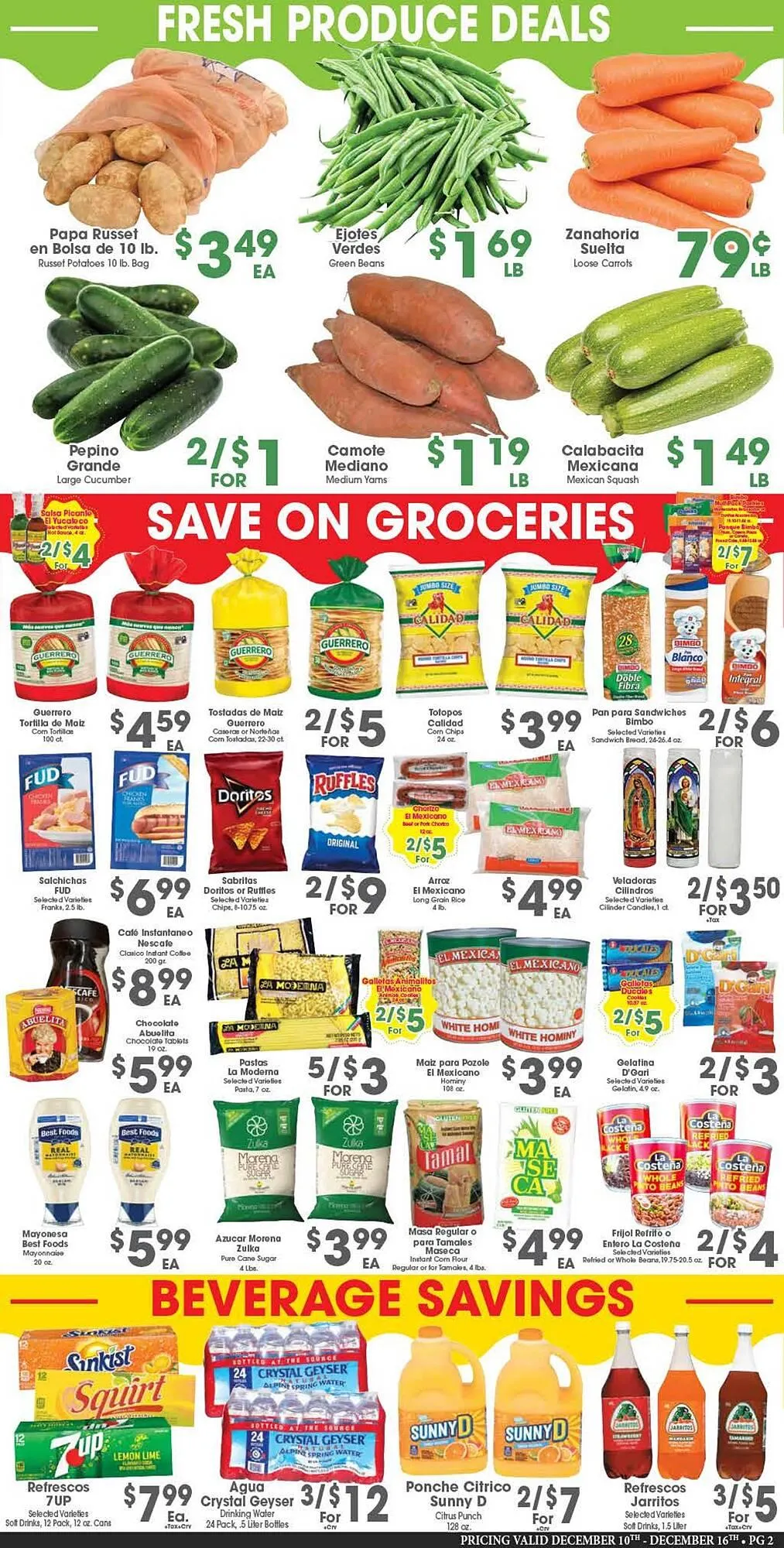 Weekly ad Arteagas Food Center weekly ad from December 10 to December 16 2025 - Page 2