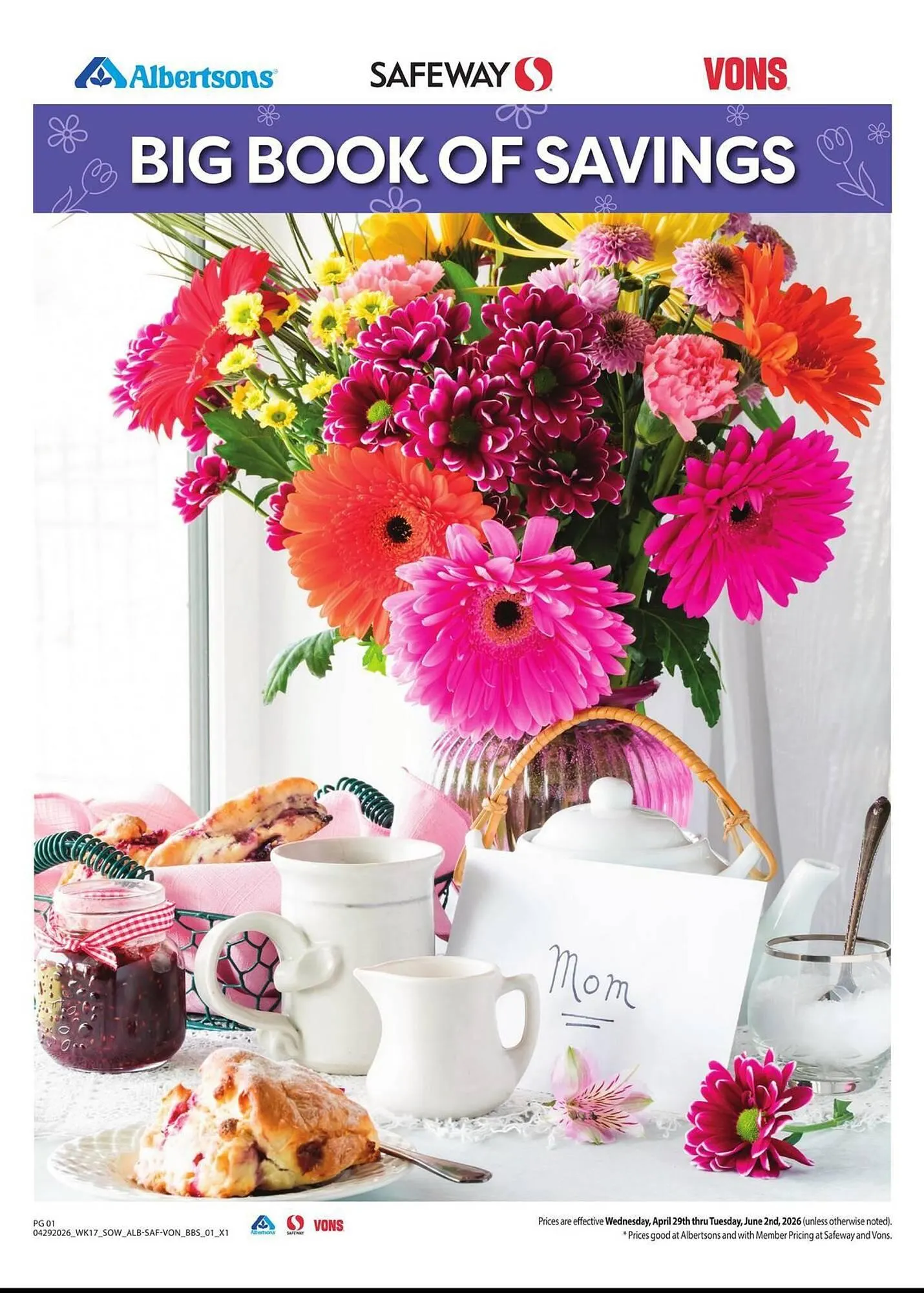 Weekly promotion Safeway weekly ad spanning from April 29 to June 2 2026 - Page 1 for Catalogue 365