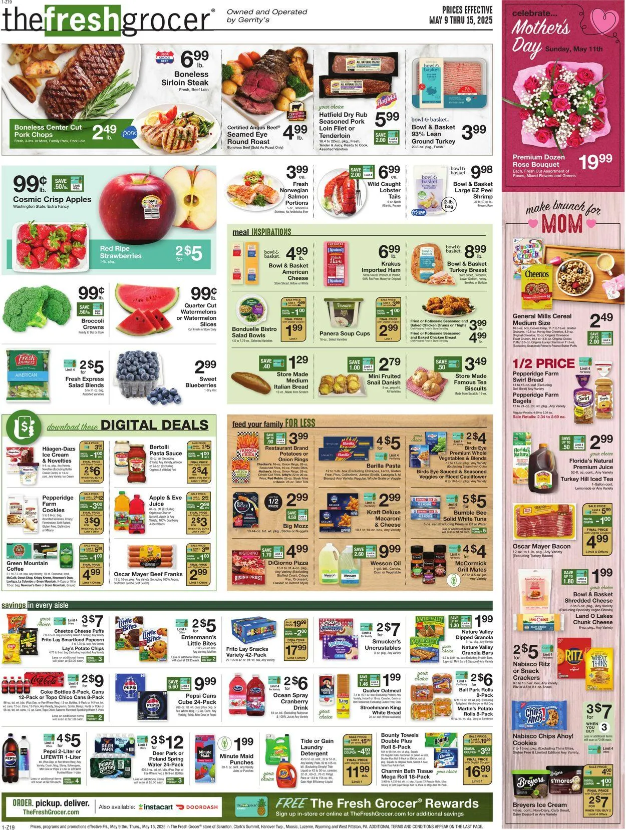 Weekly ad Gerrity's Supermarkets Current weekly ad from May 8 to May 15 2025 - Page 1