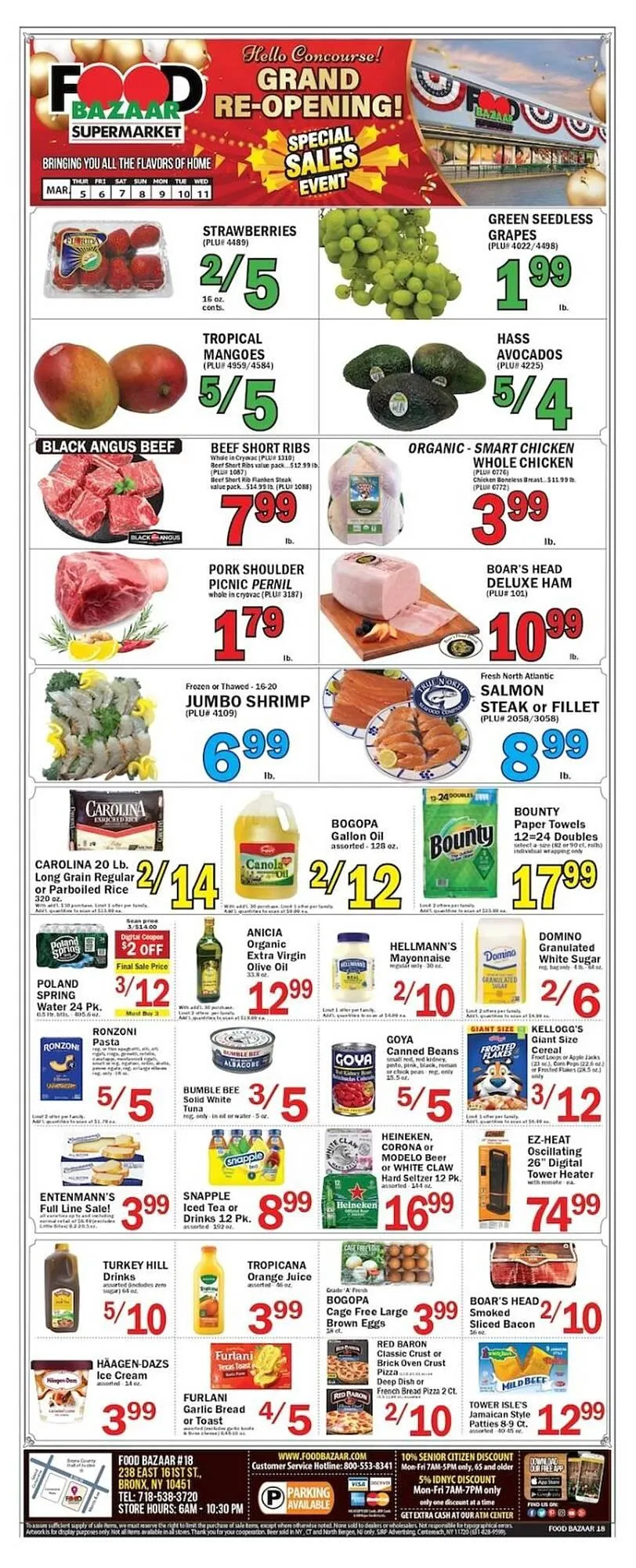 Weekly ad Food Bazaar circular from March 5 to March 11 2026 - Page 1