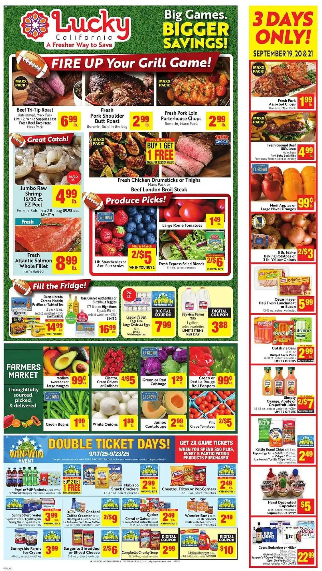 Weekly ad Lucky Supermarkets weekly ad from September 17 to September 24 2025 - Page 1