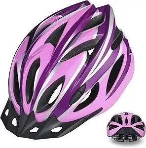 Zacro Adult Bike Helmet Lightweight - Bike Helmet for Men Women Comfort with Pads&Visor, Certified Bicycle Helmet for Adults Youth Mountain Road Biker