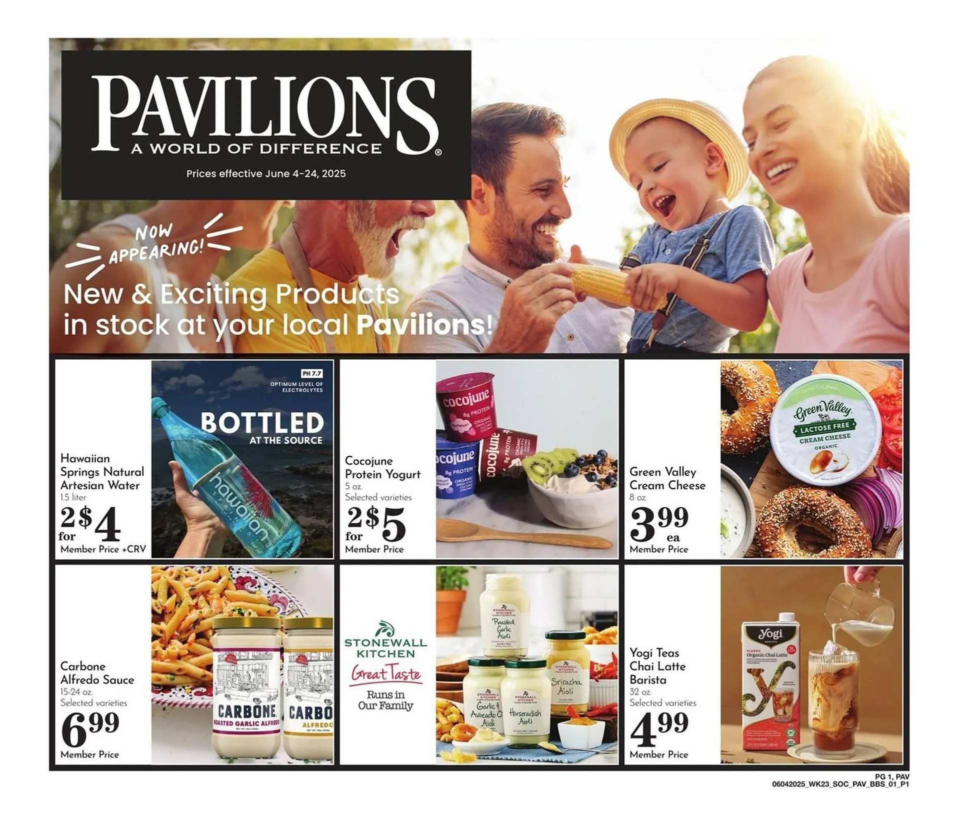 Weekly ad Pavilions Weekly Ad from June 4 to June 24 2025 - Page 1