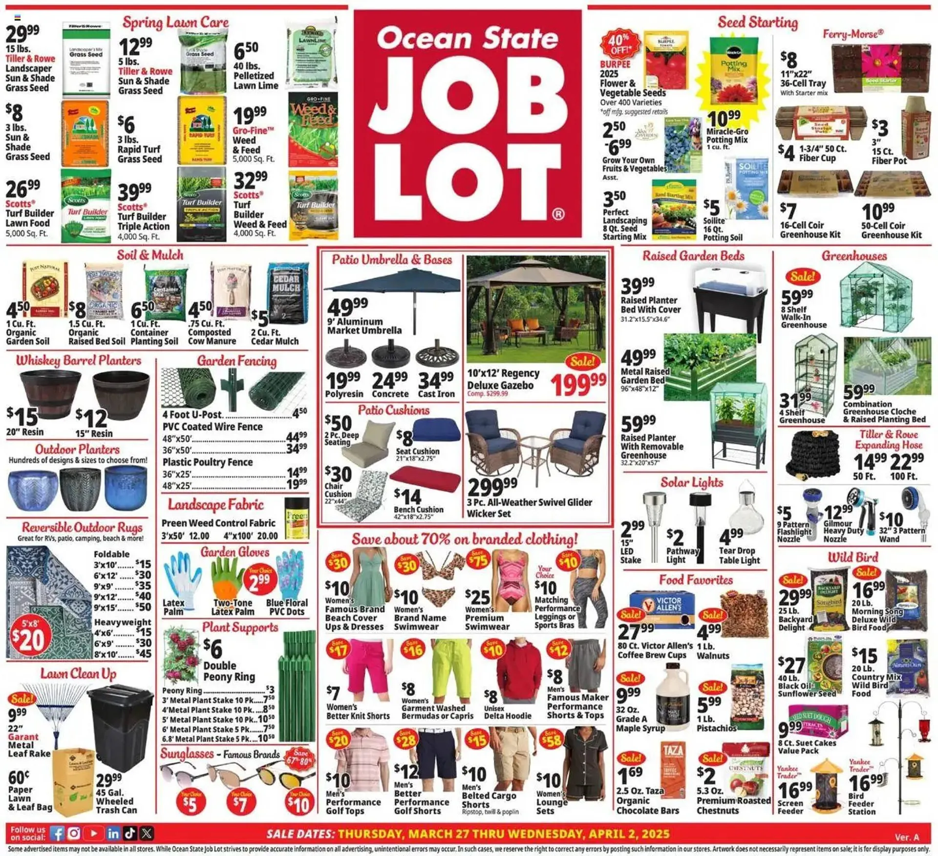 Weekly ad Ocean State Job Lot Weekly Ad from March 27 to April 2 2025 - Page 1
