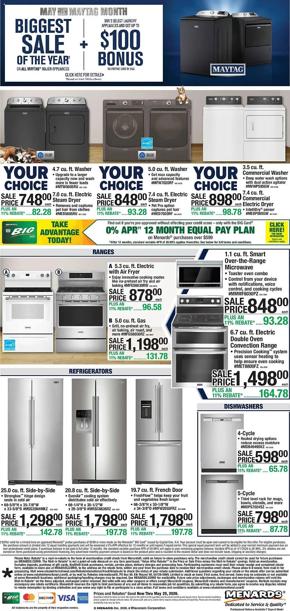 Menards weekly ad - 1