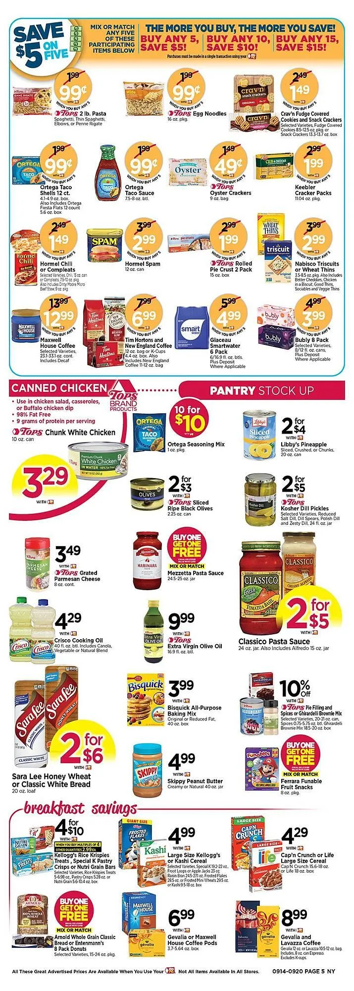 Weekly ad Tops weekly ad from September 14 to September 20 2025 - Page 5