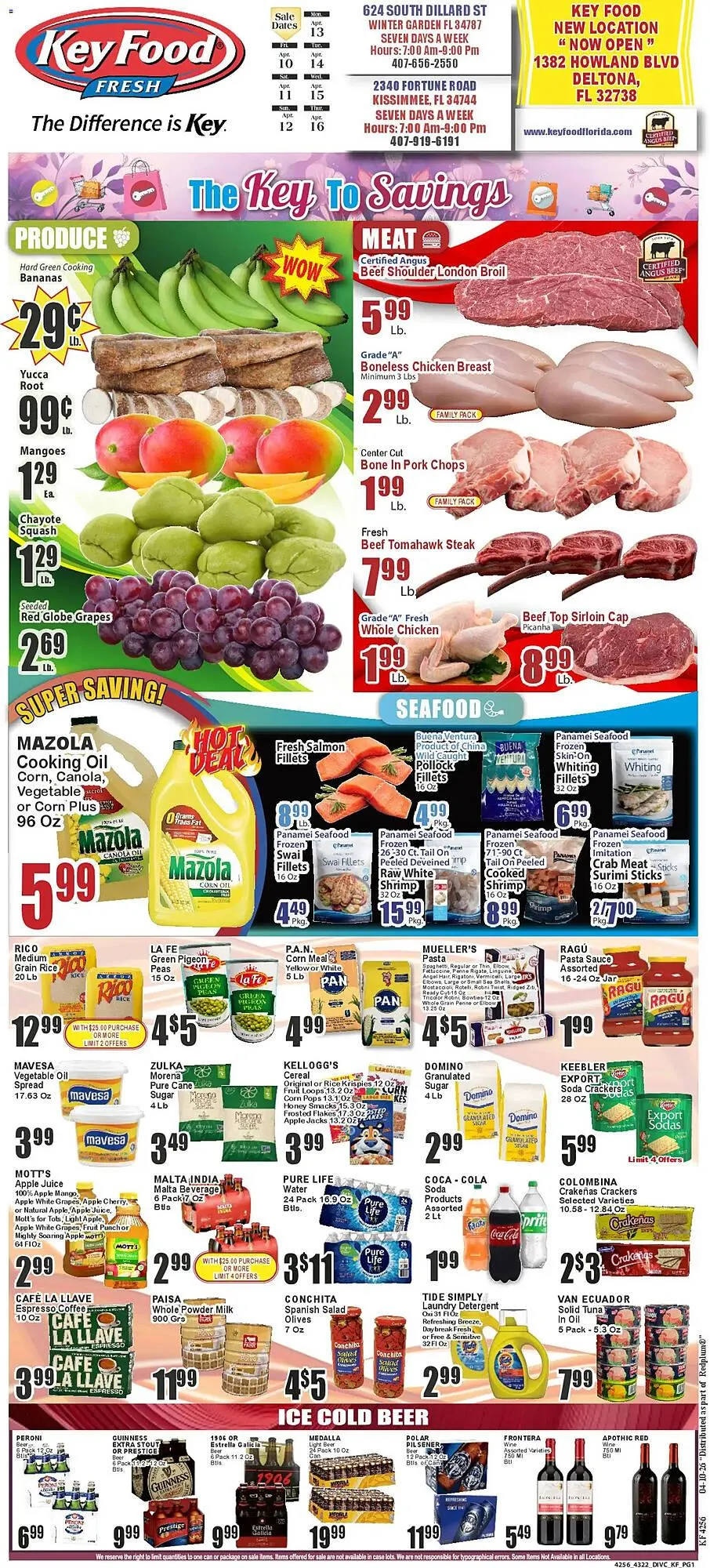 Weekly promotion Key Food circular spanning from October 10 to October 16 2026 - Page 1 for Catalogue 365