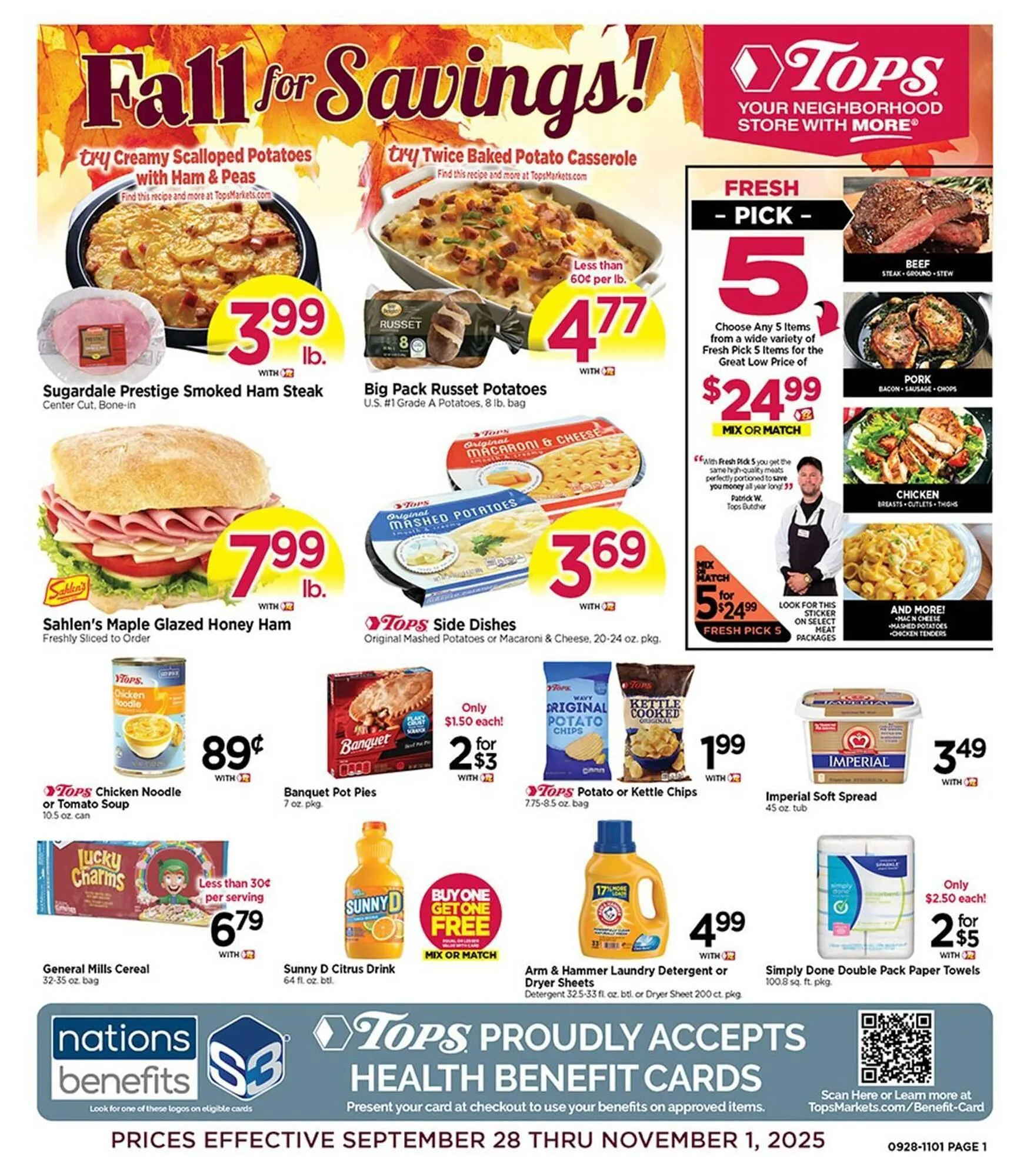 Weekly ad Tops weekly ad from September 28 to November 1 2025 - Page 1