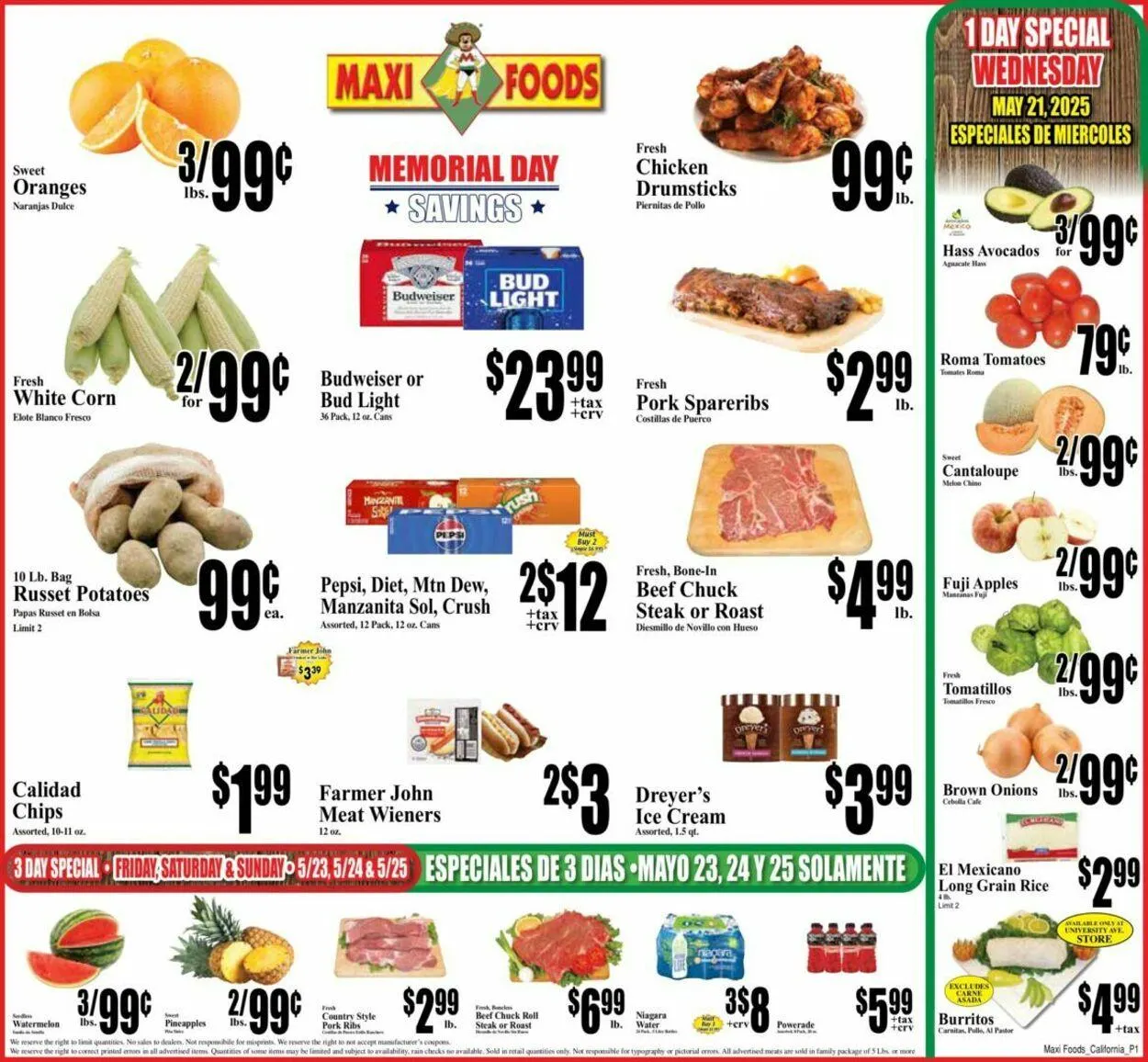 Maxi Foods Current weekly ad - 1