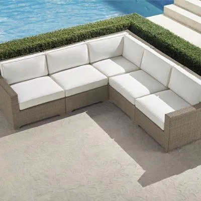 Palermo 5-pc. Modular Set in Dove Wicker