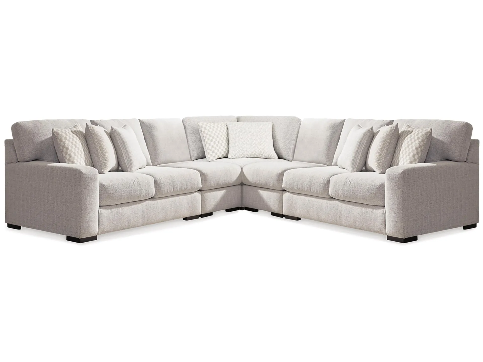 Larce 5-Piece Next-Gen Nuvella™ Performance Fabric Sectional