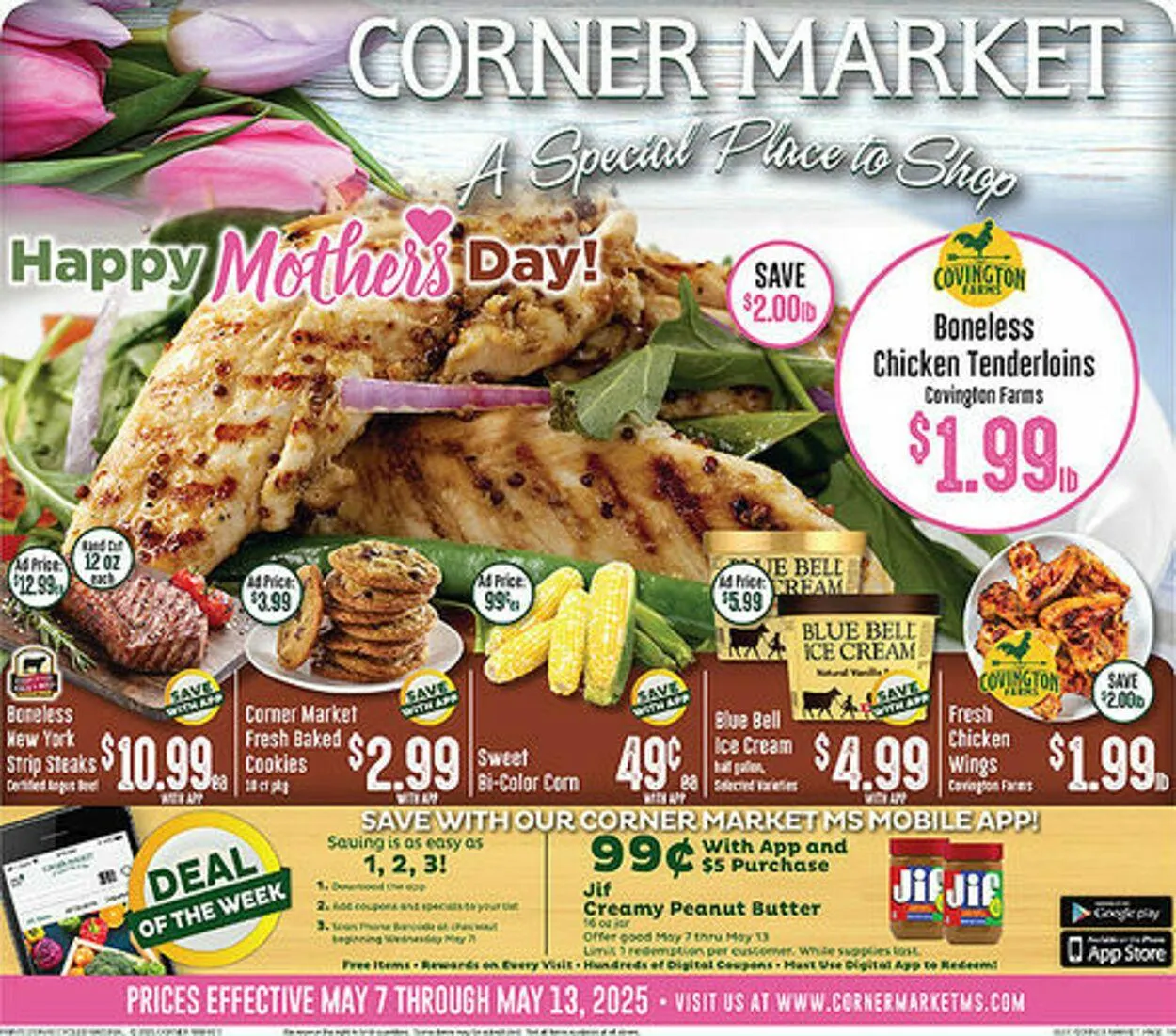 Weekly ad Corner Market from May 7 to May 13 2025 - Page 1