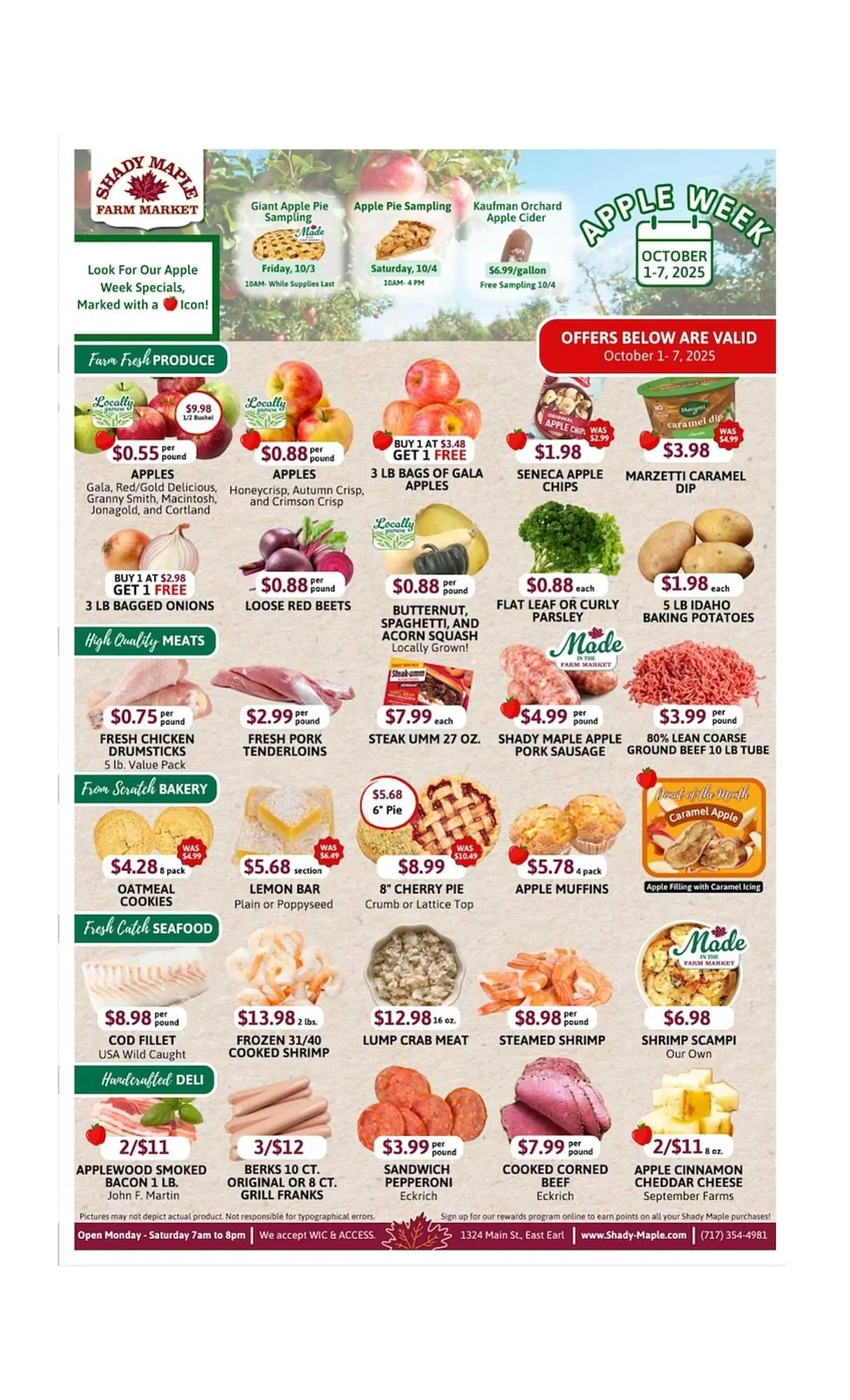 Weekly ad Shady Maple Farm Market weekly ad from October 1 to October 7 2025 - Page 1