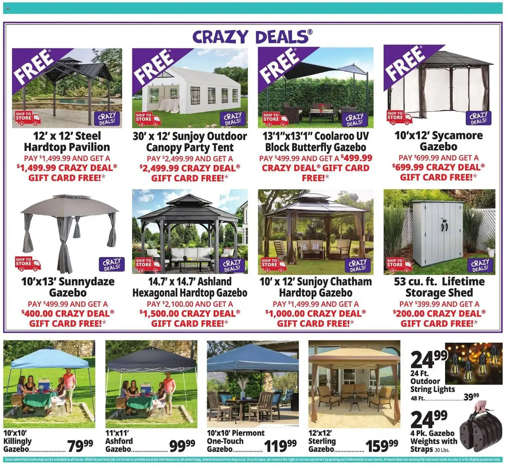 Weekly ad Ocean State Job Lot flyer from April 16 to April 23 2026 - Page 21