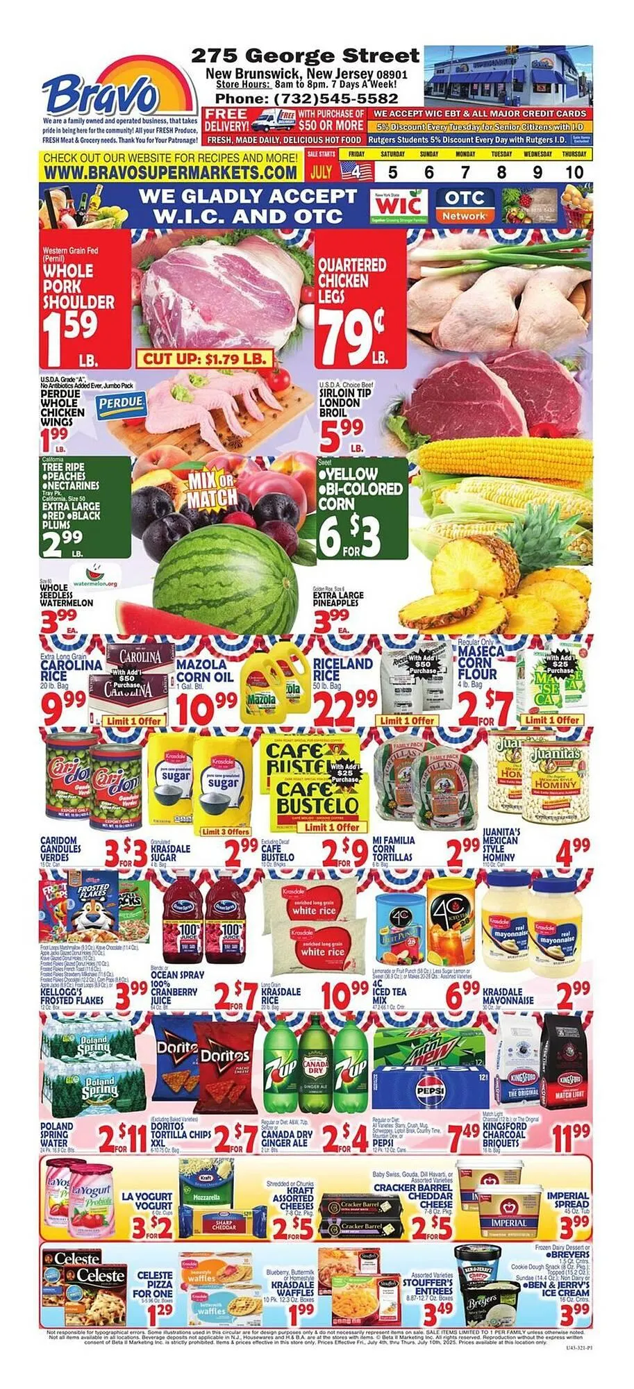 Weekly ad Bravo Supermarkets Weekly Ad from July 4 to July 10 2025 - Page 1