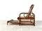 Mid-Century Modern Garden Chair in Rattan and Bamboo, 1950s