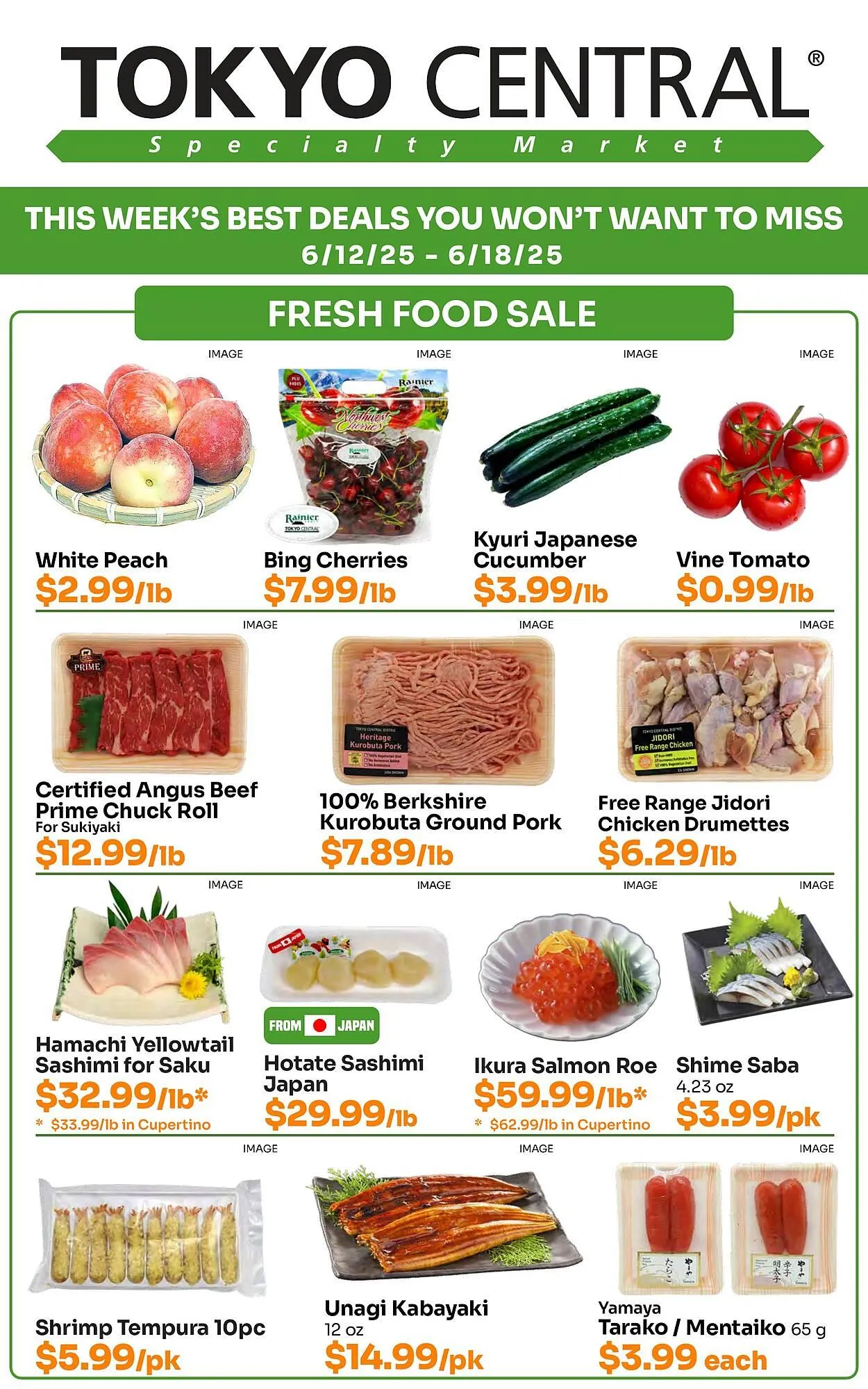 Tokyo Central Specialty Market Weekly Ad - 1